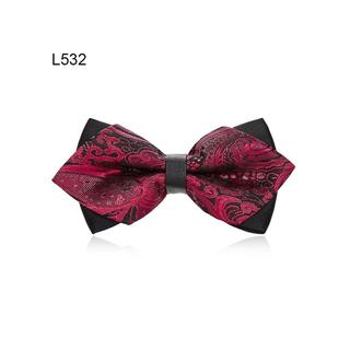 POWO gravata borboleta masculina vestido Formal casamento versão coreana homens padrinhos arco noivo britânico
