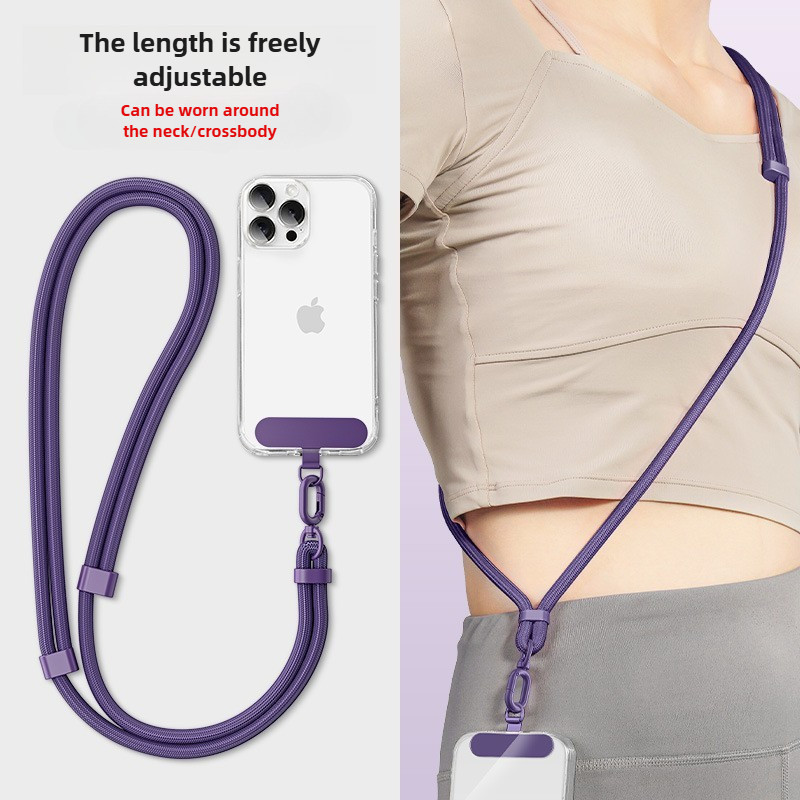 Cordões Crossbody Para Telefone Anti-Queda 360 ° Alça Ajustável De Rotação Celul