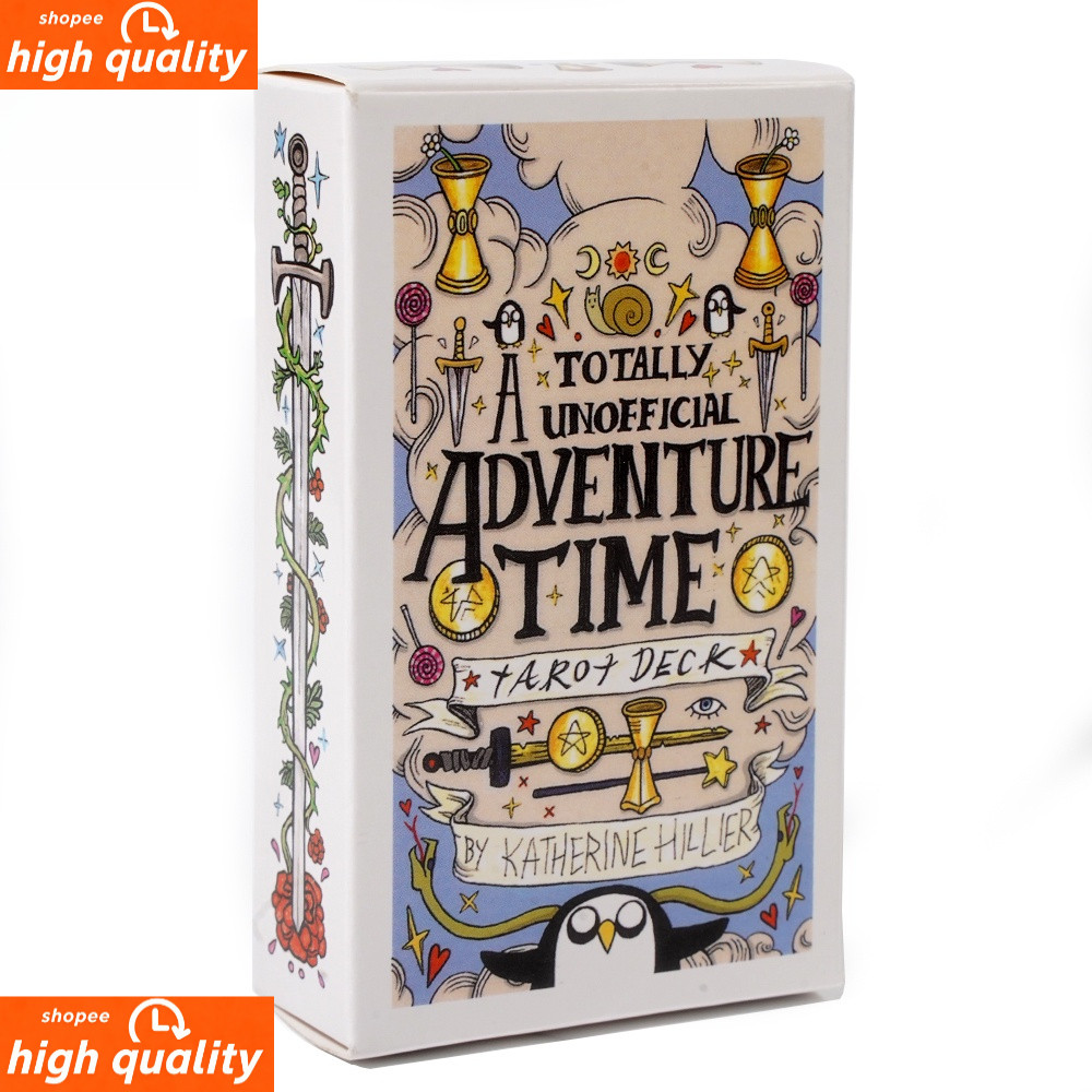 Adventure Time tarot Deck by Katherine Hillier 78-card deck Fortune Telling Game Divination Game Gift based on the Rider