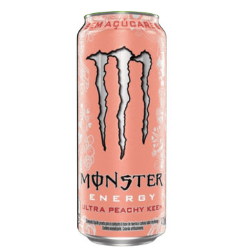 Energético Ultra Peachy Keen Zero Açúcar Monster Lata
