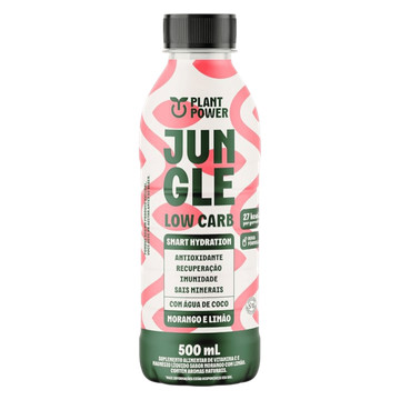 Isotônico Natural Jungle Morango com Limao 500ml