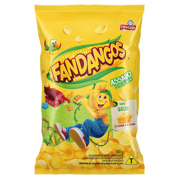 Fandangos Salgadinho Queijo Elma Chips 160g