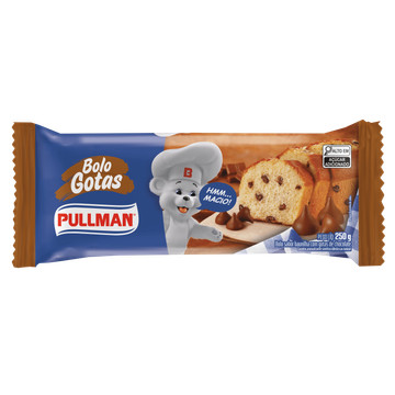 Bolo Gotas Pullman de Chocolate