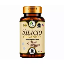 Silício Orgânico 1000mg 60 Cáps Colágeno Pele Cabelo Unhas Vitaminas A C D E B7