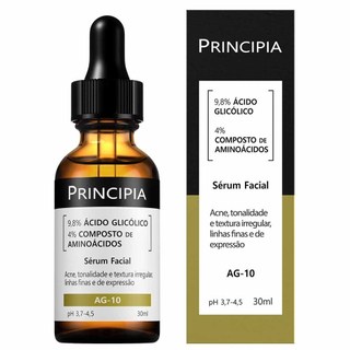 Sérum Facial Principia AG-10 | 9,8% Ácido Glicólico + Aminoácidos