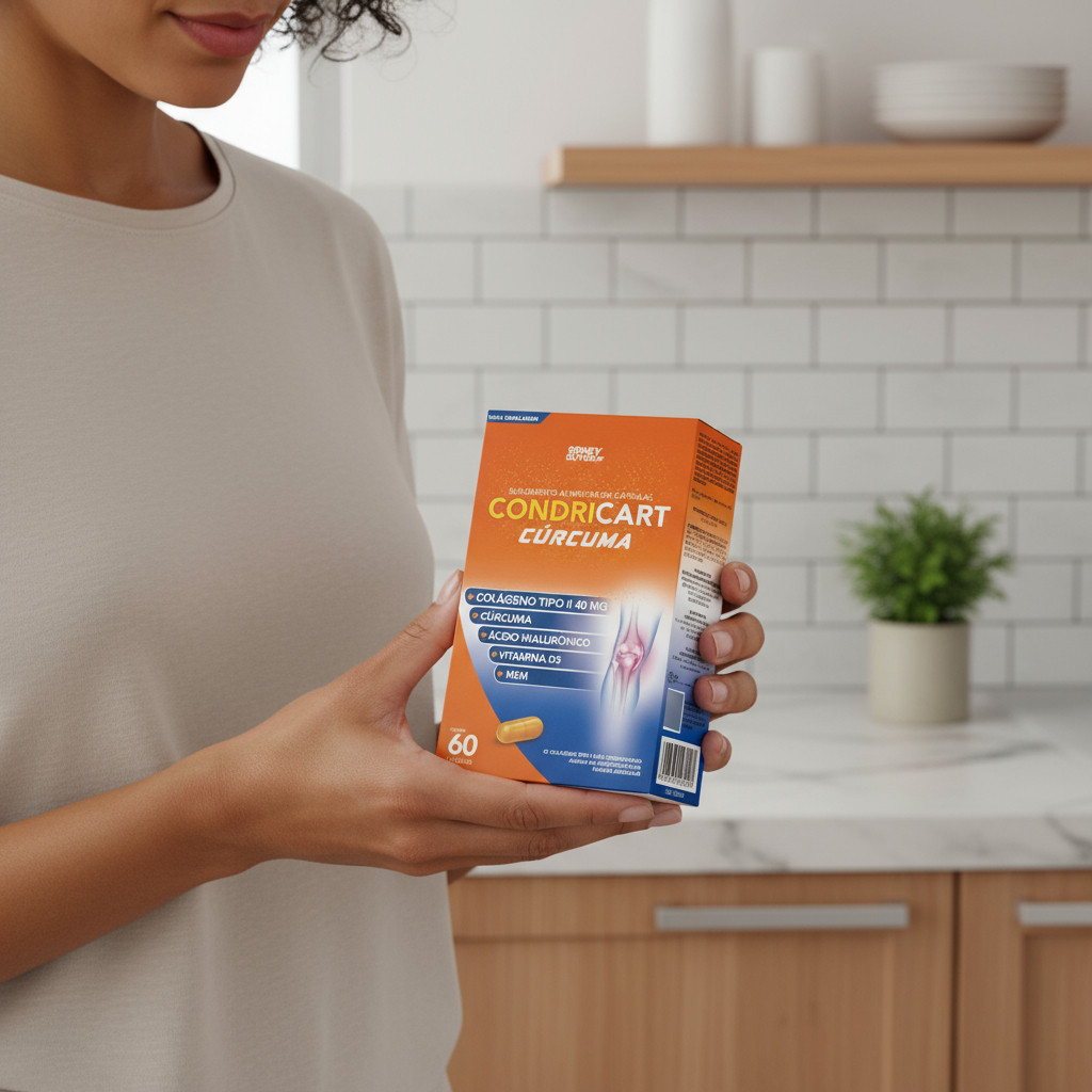 Suplemento Nutricional Colágeno Tipo Ii Sidney Oliveira Condricart 60 Cápsulas Neutro — imagem 2 de 2