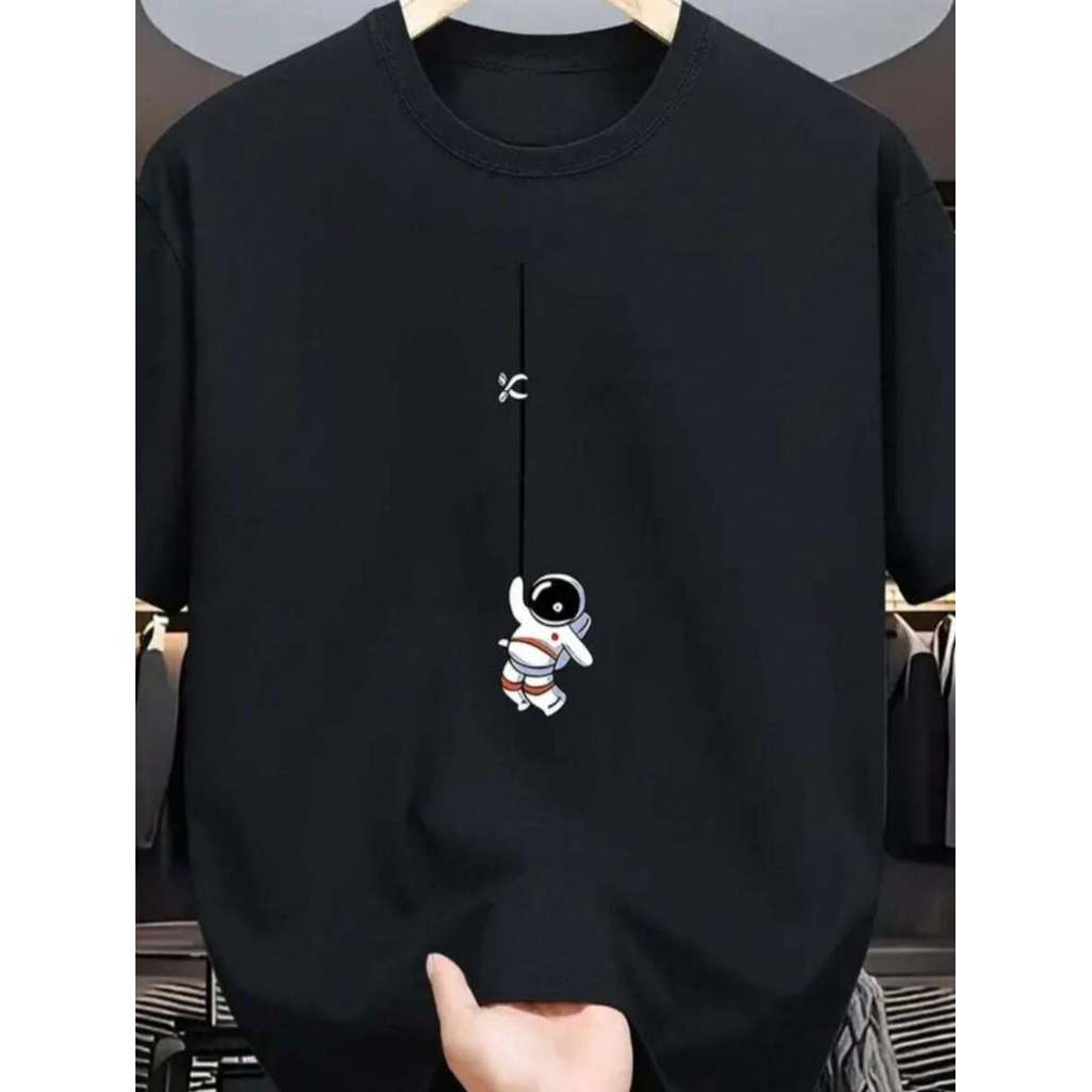 Camiseta masculina Estampada lançamento 100% algodão confortável verão Camisa Promoção