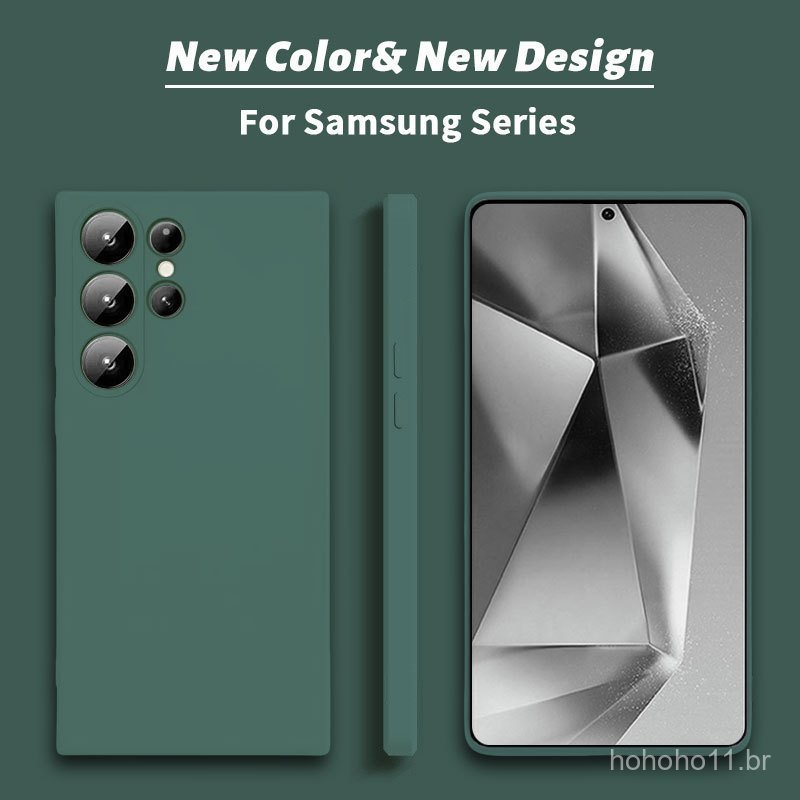 Capa de silicone líquido para Samsung Galaxy A37 A57 A05 A14 A15 A16 A22 A23 A24 A25 A26 A35 A34 A36 A54 A55 A56 5HKM