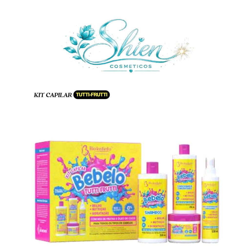 Kit Capilar Bebeloo Cheiro de Babaloo Tutti Frutti - A Magia da Infância nos Seus Cabelos