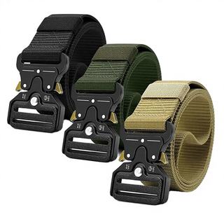 Cinto largo masculino nylon fivela e engate rápido