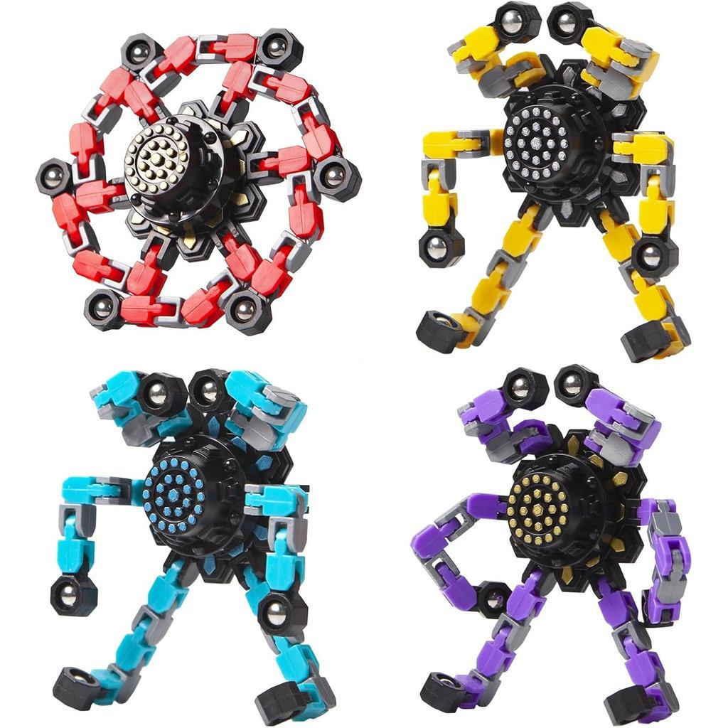 Brinquedos deformáveis Fidget Spinner, adequados para crianças e adultos para aliviar o estresse, brinquedos sensoriais