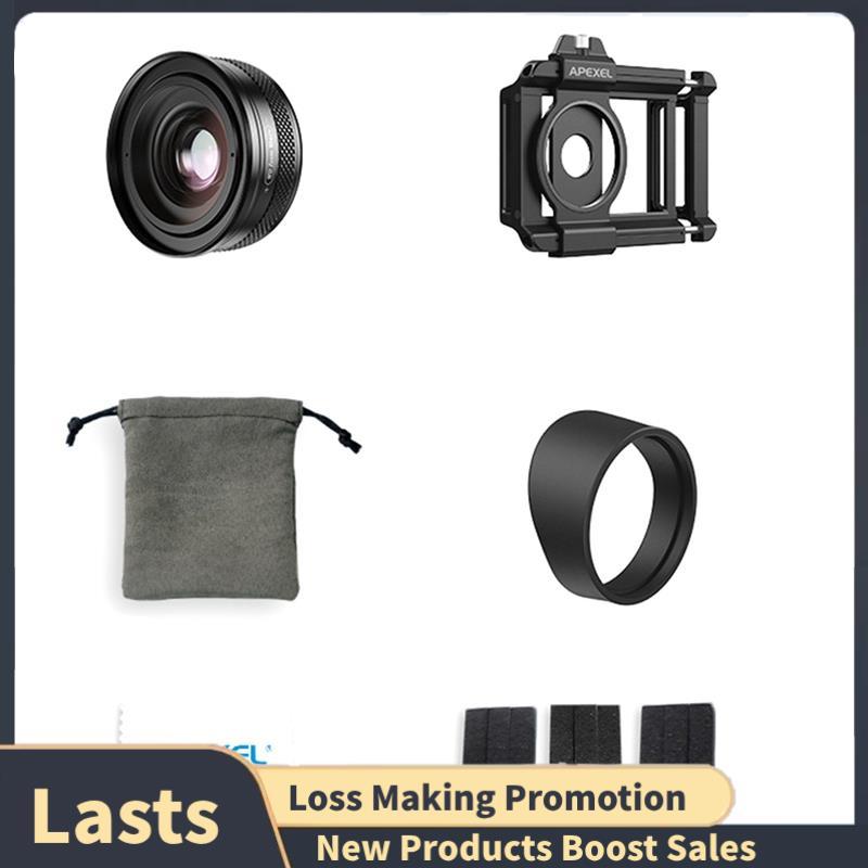 Lente Macro Com Zoom ZM100 10-20X Para Smartphones HD Micro Lens Kit Suporta Fotografia