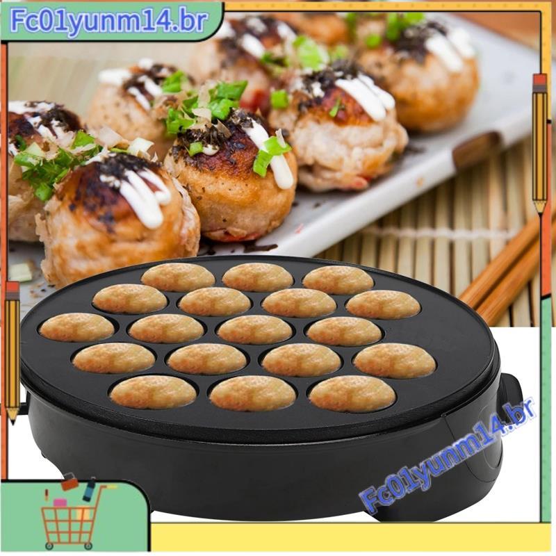 Máquina Takoyaki Doméstica Bola Mini Assadeira Elétrica De Café Da Manhã Plugue Ue