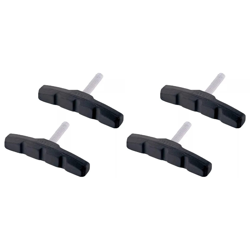 2 Jogos de Pastilha Sapata Borracha Cantilever De Pino P/ Freio V-Brake 70mm Bike Infantil e Aro 26