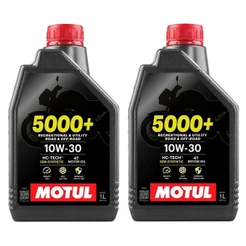 Kit 2 Litros Óleo Motor Moto Motul 5000+ 10W-30 Semissintético CB 300F Twister XRE 300 Sahara Falcon Twister 250F NH 300
