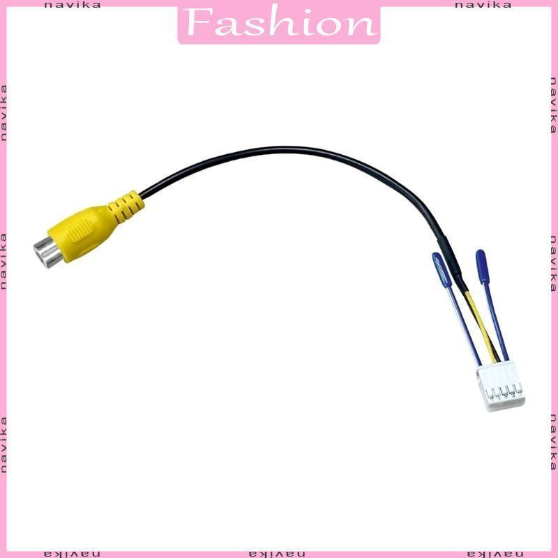 10 Pinos Para Monitor Carro Adaptador Câmera Traseira 20 Cm Estéreo
