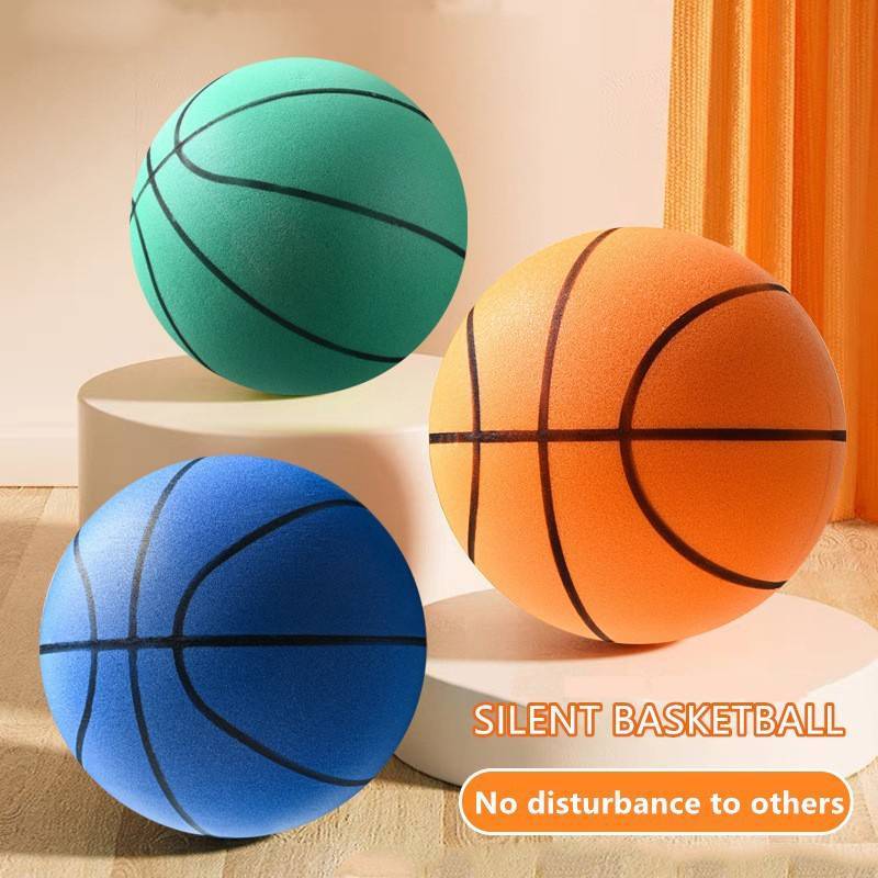 Dwbr 18/21/24cm Saltando Bola Mudo Interior Silencioso Basquete Com Aro De Alta Resiliência Leve Mini Crianças Presentes