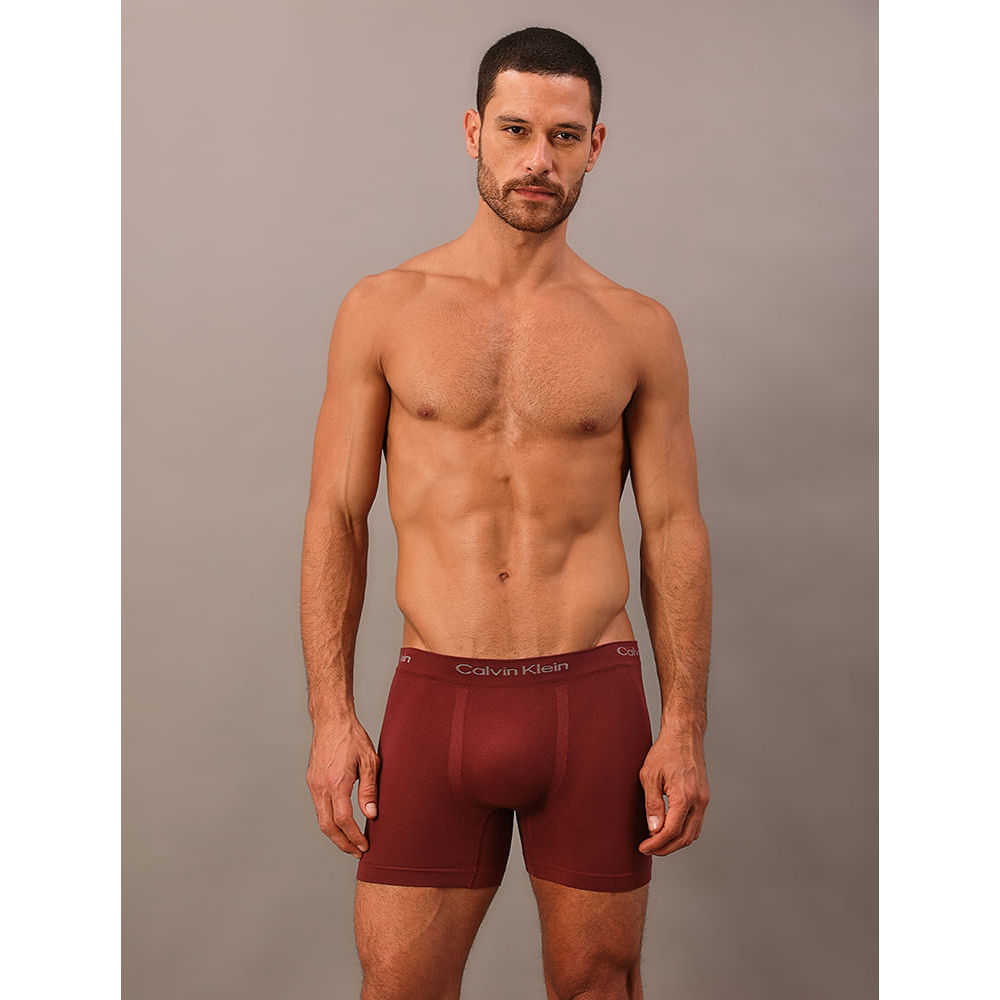 Imagem Kit 2 Cuecas Trunk Seamless Modal - Preto + Bordô