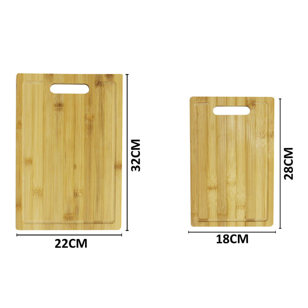 Conjunto 2 Tábuas de Corte Bambu Casita CX212 — imagem 2 de 2