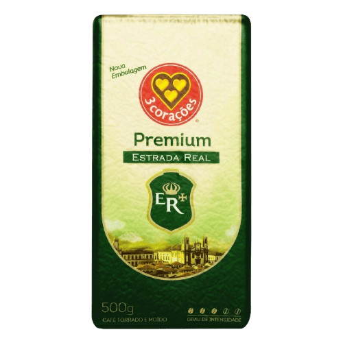 3 Corações Café torrado e moído a vácuo premium 500g