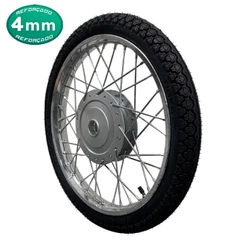 Roda Dianteira Raiada Honda Biz 125 Biz 110 Tambor Com Pneu