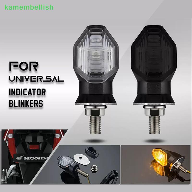 Mini Motocicleta LED Luzes De Sinalização 2 Pçs Universal 12V Âmbar Piscas Para Bicicletas Esportivas E Motocicletas Ace