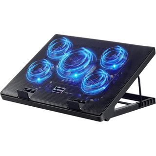Base de Resfriamento para Laptop Kootek com 5 Ventiladores Silenciosos para Laptops de 12"-17" | 5 Ventiladores, Aliment