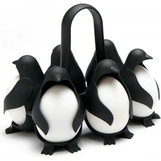 PELEGDESIGNEgguins Cozedor de Ovos para Ovos Cozidos Duros e Ovos Cozidos Moles – Suporte para Ovos Cozidos 3 em 1 para 