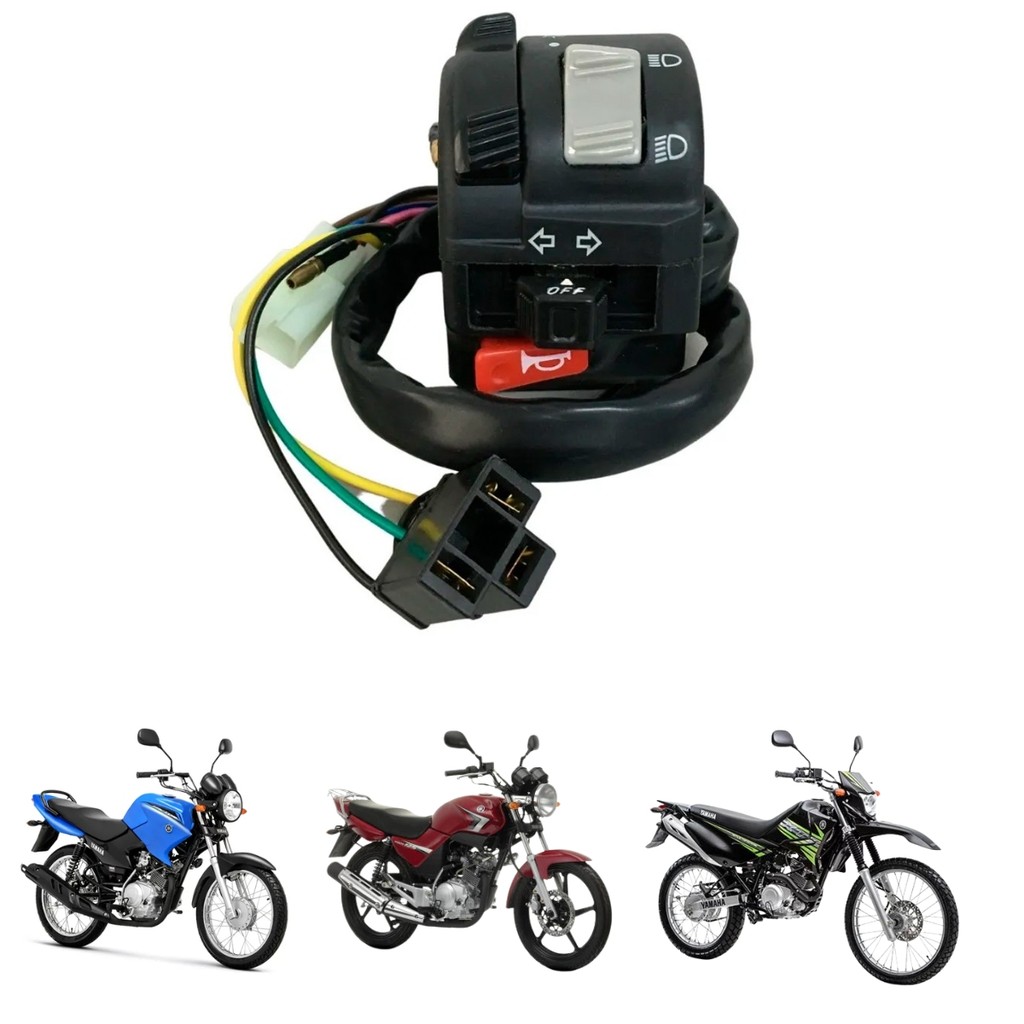 CHAVE DE LUZ XTZ 125 2003 A 2016 YBR 125 2000 A 2008 FACTOR 125 2009 A 2013 BUZINA SETA SPEC QUALIDADE ORIGINAL OFERTA