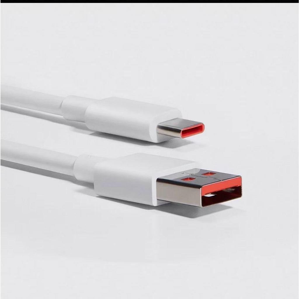 Cabo Turbo Xia USB Tipo C Original, Carregamento Mi Turbo 6A