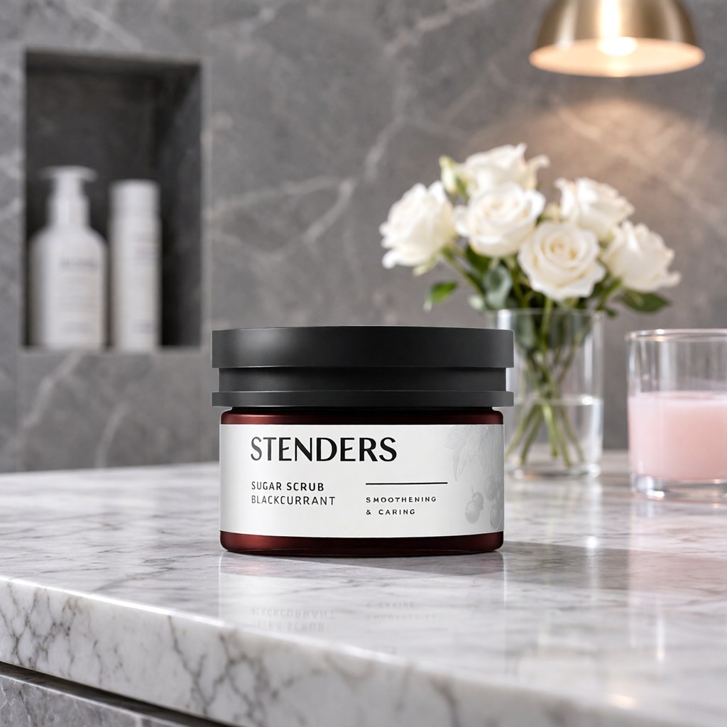 STENDERS STENDERS Groselha Preta Fosco Doce 230g Ajustar Cutícula Hidratante Esfoliante Corporal