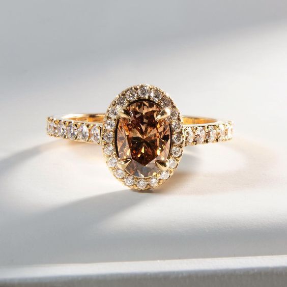 Anel de zircão incrustado incrustado incrustado anel de diamante Real luz luxo cheio de diamante requintado anel