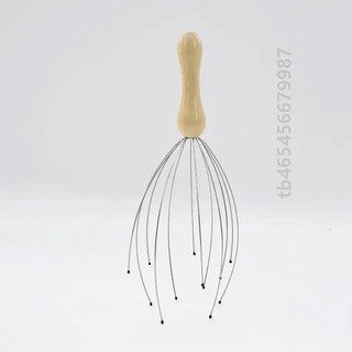 Cabeça de polvo massagem garra extrato de alma ferramenta útil couro cabeludo Grabber cabeça terapia imprensa cabeça ris