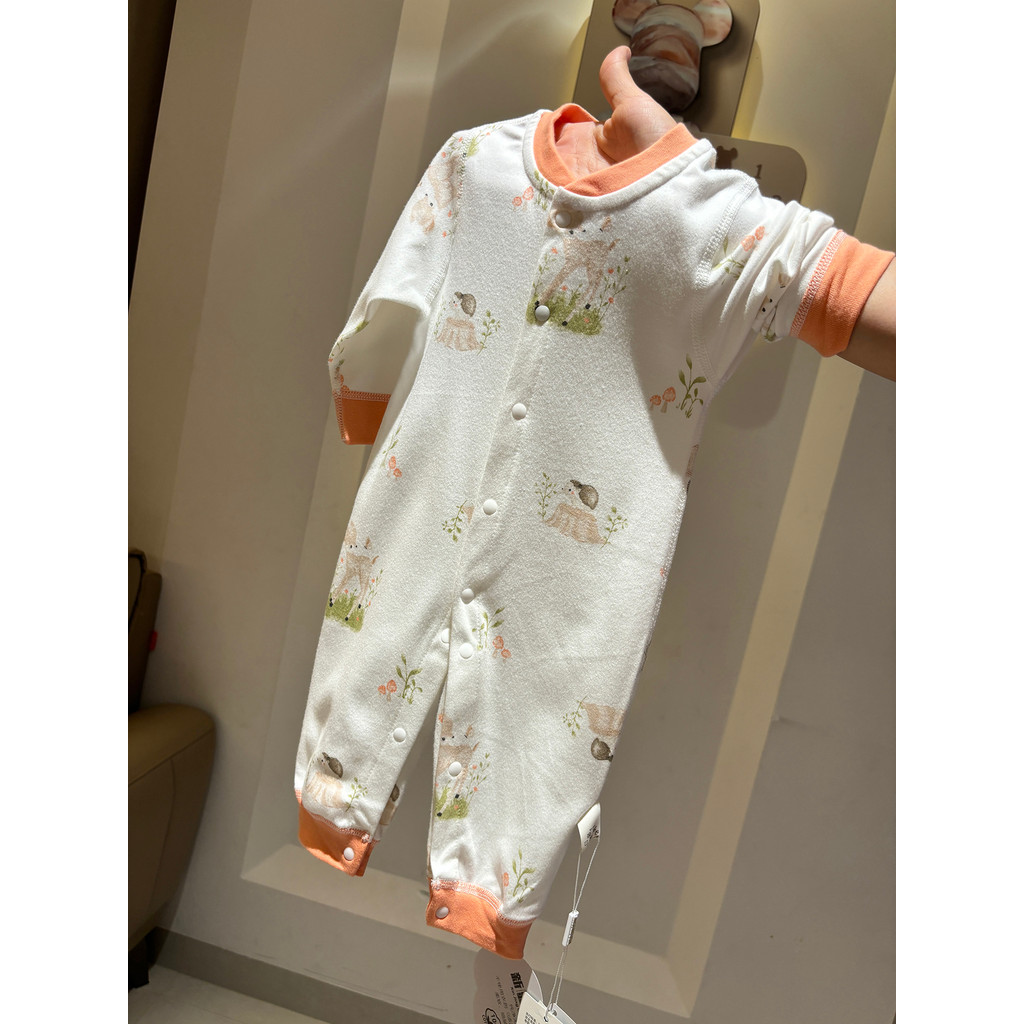 Roupas de bebê puro algodão primavera outono macacão recém-nascido macacão de bebê desossado Bottoming roupa interior pi