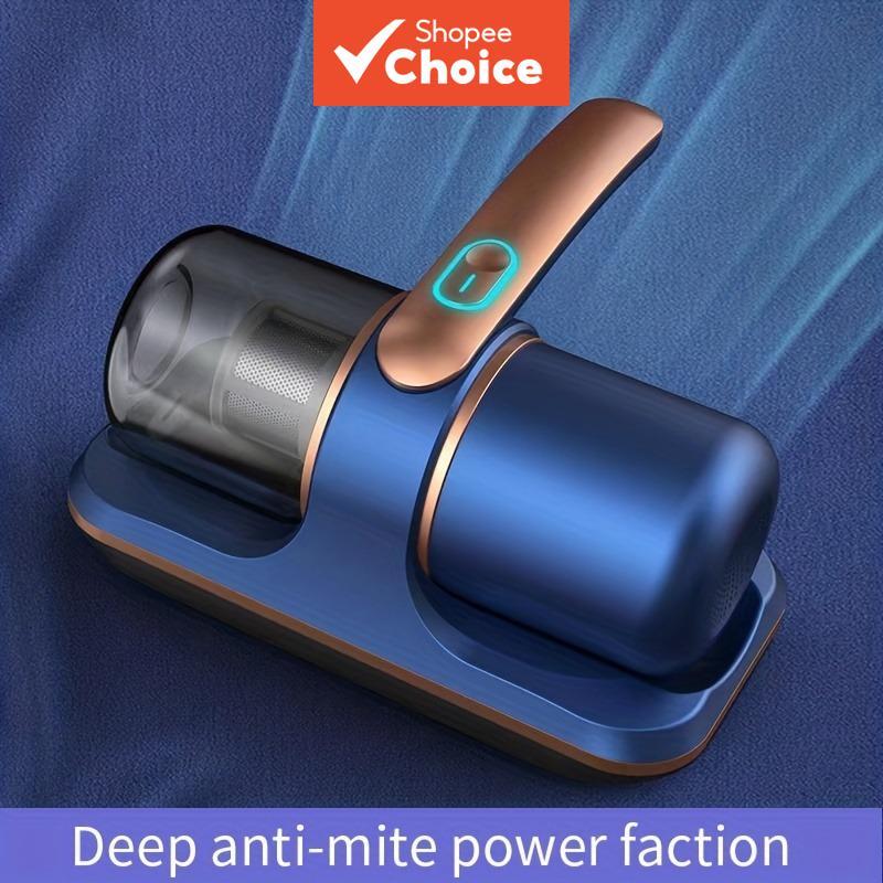 Aspirador de pó de colchão portátil recarregável, potência de sucção super e filtro lavável com baixo ruído para limpeza