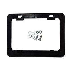 SUPORTE DE PLACA - PRETO - PLASTICO - 187X136MM