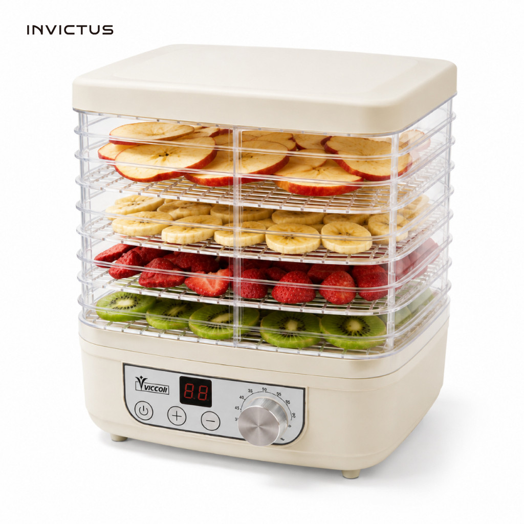 Secadora de Frutas Desidratador de Alimentos Carne 5 Prateleiras 110V /220V PREMIUM