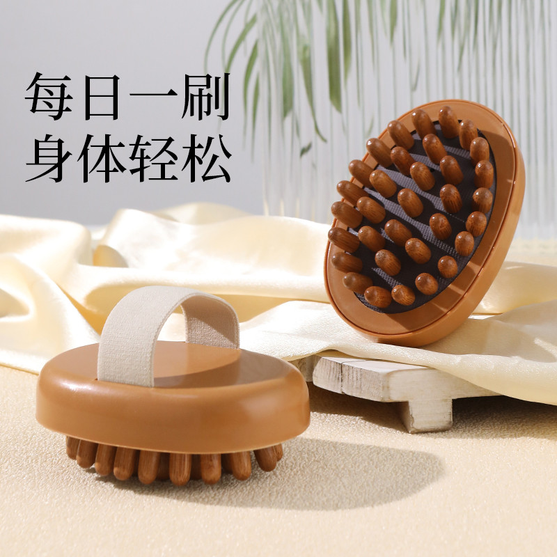 Pente de massagem para corpo inteiro, relaxamento suave, óleo essencial, gordura, barriga, instrumento de madeira, Multi