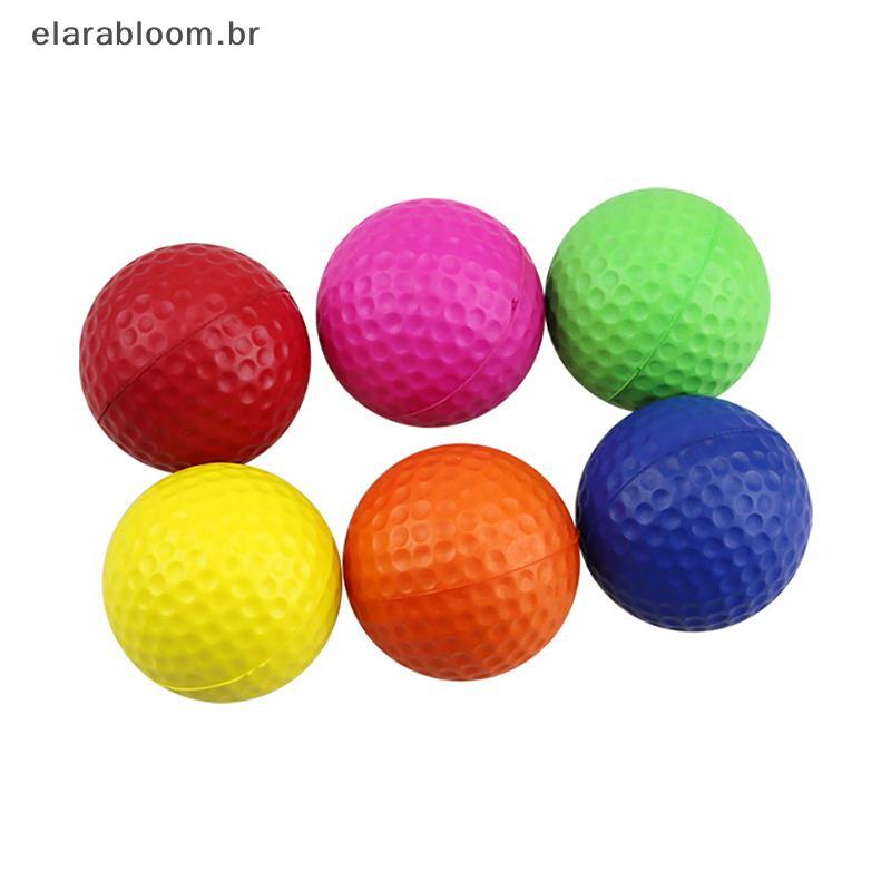 42Mm Cor Misturada Espuma Pu Esponja Sólida Bola Macia De Prática De Golfe Interna Brinquedo
