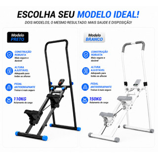 Simulador De escada e Caminhada para casa Dobrável suportar 150KG