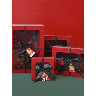 Novo lenço de natal luvas caixa de presente criativo véspera de natal caixa de presente de maçã caixa de presente de doc