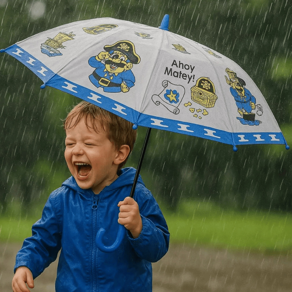 Guarda Chuva Infantil Automático Transparente Resistente Estampas Fofas