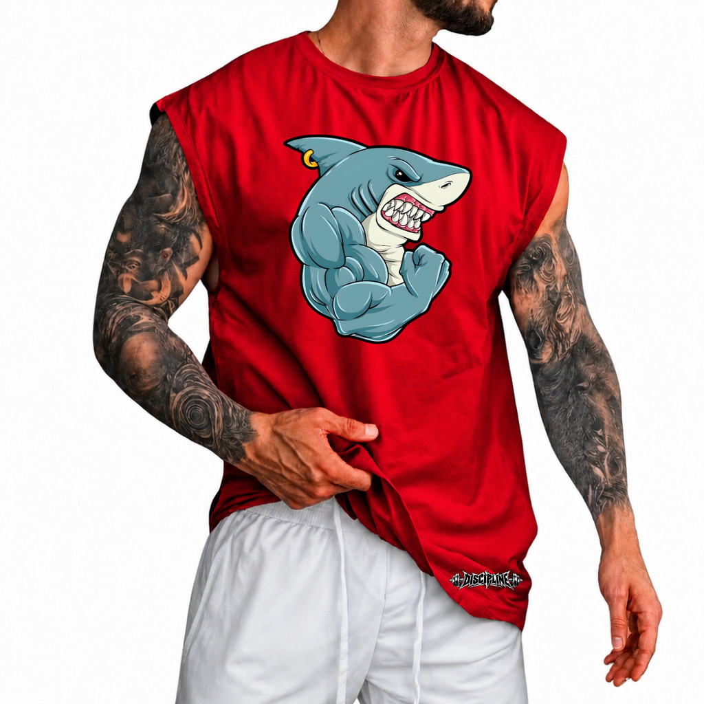 Regata Machão Oversized 100% Algodão Camiseta Cavada Musculação Streetwear Treino Praia Academia