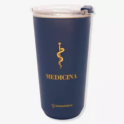 Copo Sky Profissões Medicina Azul - Zonacriativa