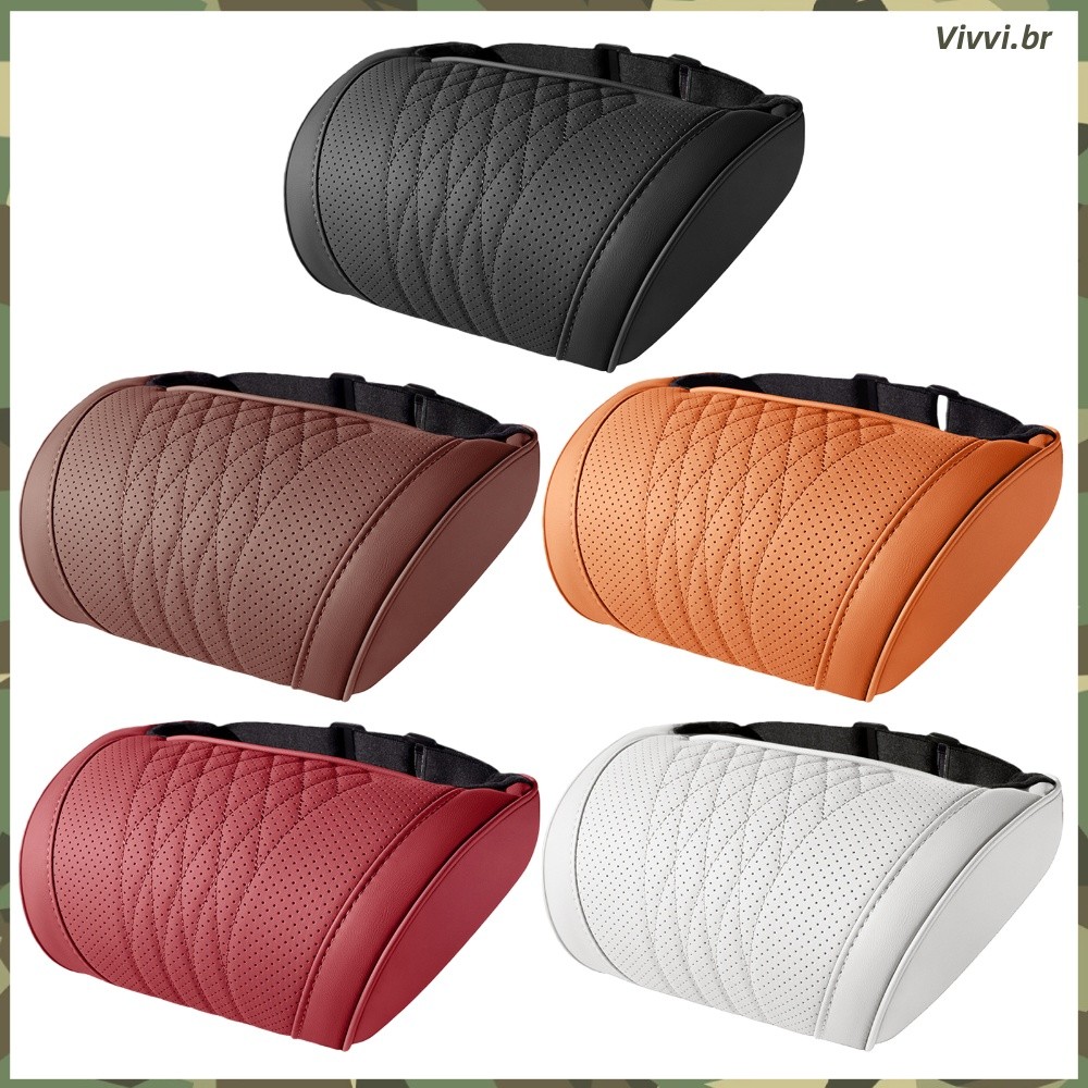 Almofada De Pescoço De Espuma Viscoelástica Para Veículos Com Capa Respirável Design Antiderrapante _VVI