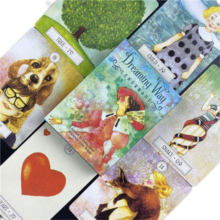 Dreaming Way Lenormand Oracle, cartas de entretenimento com tema de laser, para reuniões familiares, adivinhação, baralh