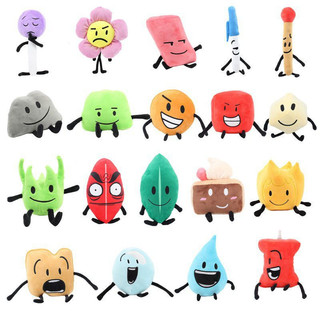 Batalha Pela Ilha Dos Sonhos BFDI Pelúcia De Fogo Bonecas Recheadas Presente De Aniversário Para Crianças