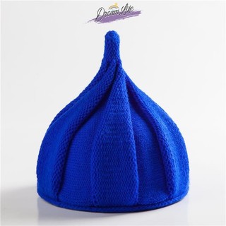 Primavera outono inverno moda feminina chapéu de malha chapéu de confinamento apontou espiral chapéu pai-filho chupeta c
