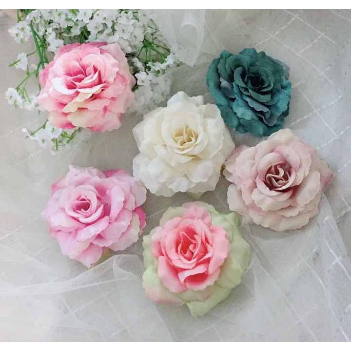 Influenciador na moda cocar Hairpin cabeça flor jóias acessórios para o cabelo adulto Corsage peônia flor praia férias c