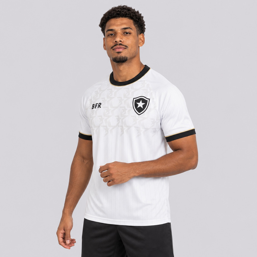 Camisa Botafogo Eixo Branca 22 Ziyech — imagem 2 de 2